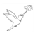Ruby-Throated Hummingbird Line PDF