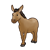 Brown Donkey Color PNG