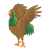Rooster Color PNG
