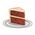 Red Velvet Cake Slice Color PDF