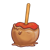 Caramel Candy Apple Color PNG