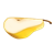 Pear Slice Color PNG