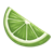 Lime Slice Color PNG