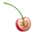 Half of a Cherry Color PNG