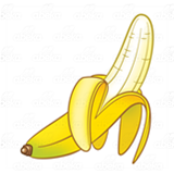 Half-Peeled Banana