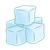 Ice Cube Pile Color PNG