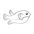 Pufferfish Line PNG