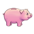 Piggy Bank Color PNG