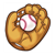 Baseball in Glove Color PDF
