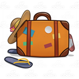 Brown Suitcase