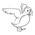 Puffin Line PNG