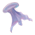 Purple Jellyfish Color PNG