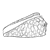 Banded Marble Cone Shell Line PNG