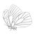 Butterfly Line PNG