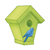 Green Birdhouse Color PDF