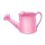 Pink Watering Can Color PNG