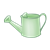 Green Watering Can Color PNG