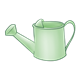 Green Watering Can with handle
