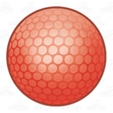 Red Golf Ball