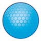 Blue Golf Ball 