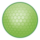 Lime Green Golf Ball 