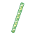 Green Striped Straw Color PNG