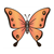 Orange Butterfly Color PDF