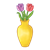 Yellow Vase Color PNG