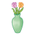 Green Vase Color PNG