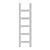 Black Blend Ladder Line PNG