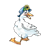 Mother Duck Color PNG
