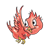 Red Bird Color PNG