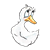 White Duck Color PNG