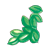 Clusters of Green Leaves Color PNG