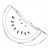 Watermelon Slice Line PDF