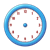 Blue Clock Color PNG