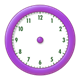 Purple Clock 