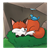 Fox Sleeping Color PDF