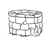 Gray Stone Well Line PNG