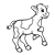 Spotted Cow Line PNG