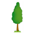 Bushy Green Tree Color PDF
