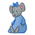 Girl Mouse Doll Color PNG