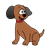Brown Puppy Color PNG