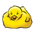 Yellow Chick Color PNG