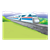 Electric Train Color PNG