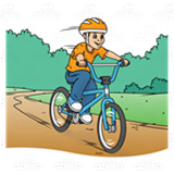 Boy Riding Bike