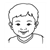 Smiling Boy Line PDF