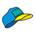 Blue Baseball Cap Color PNG