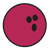 Red Bowling Ball Color PNG