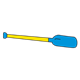 Blue and Yellow Oar 